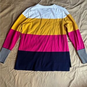crown & ivy Multicolor Striped Sweater